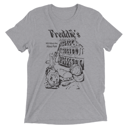 Freddie's Pizza - ASBURY PARK - Short sleeve t-shirt Athletic Grey Triblend