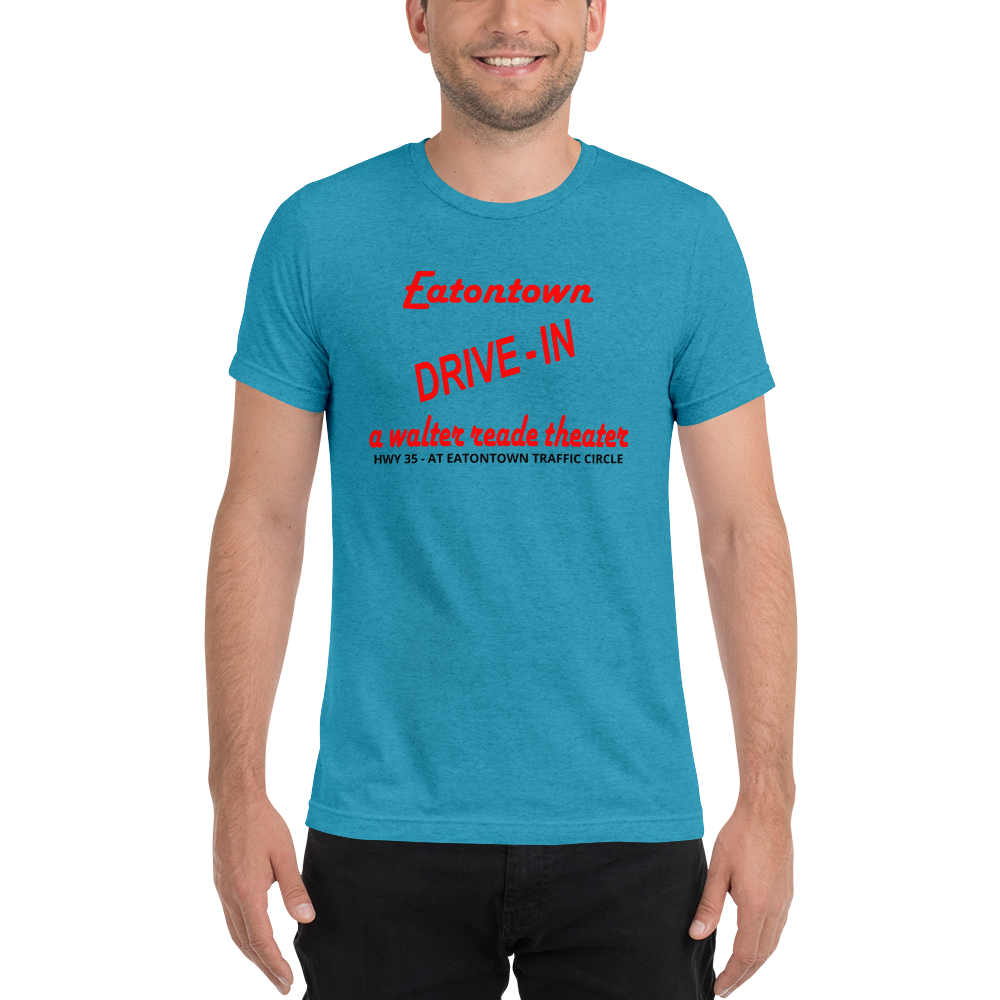 Eatontown Drive-In - EATONTOWN - Short sleeve t-shirt Aqua Triblend