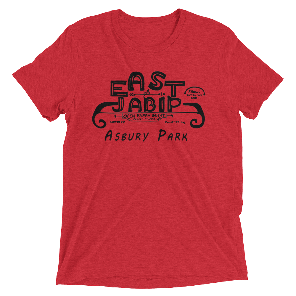 East Jabip Coffee House - ASBURY PARK - Short sleeve t-shirt Red Triblend