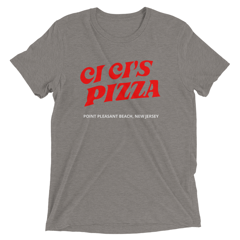 Ci Ci's Pizza - POINT PLEASANT BOARDWALK - Short sleeve t-shirt Grey Triblend