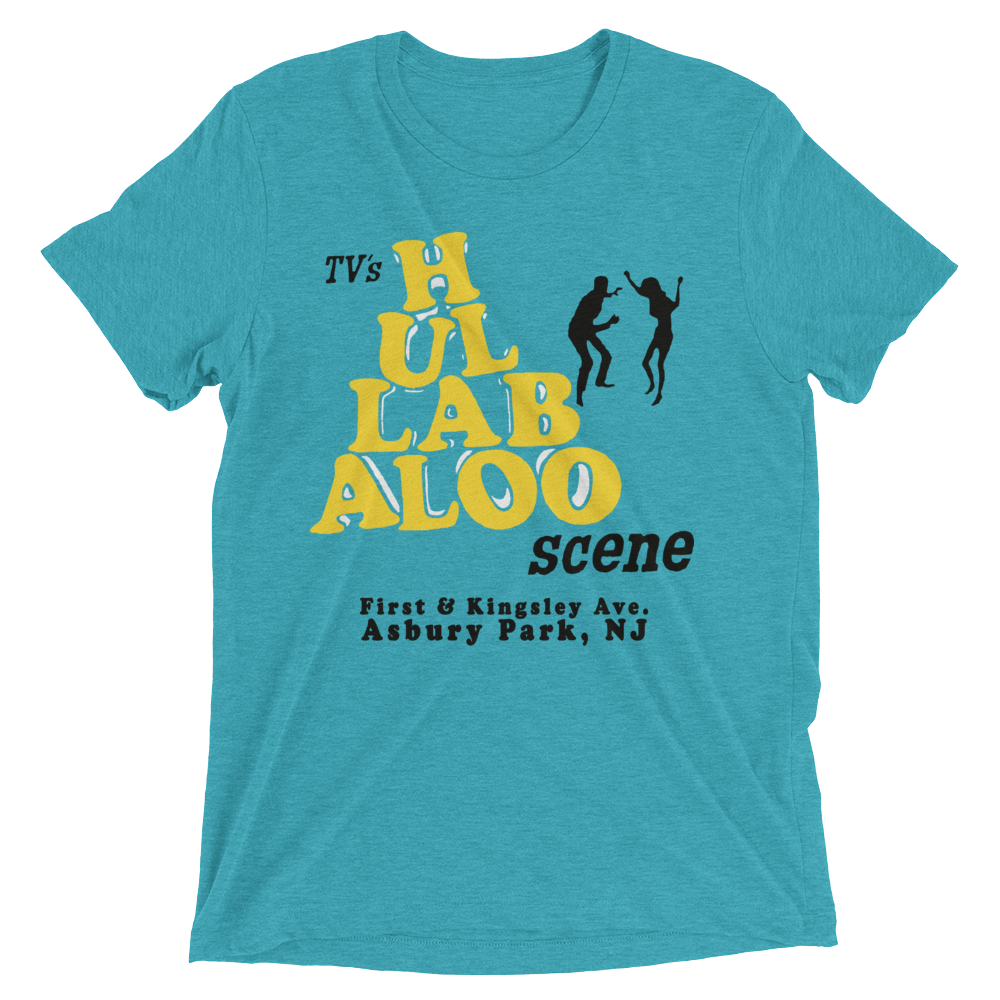 TV's Hullabaloo Scene Club - ASBURY PARK - Short sleeve t-shirt Teal Triblend