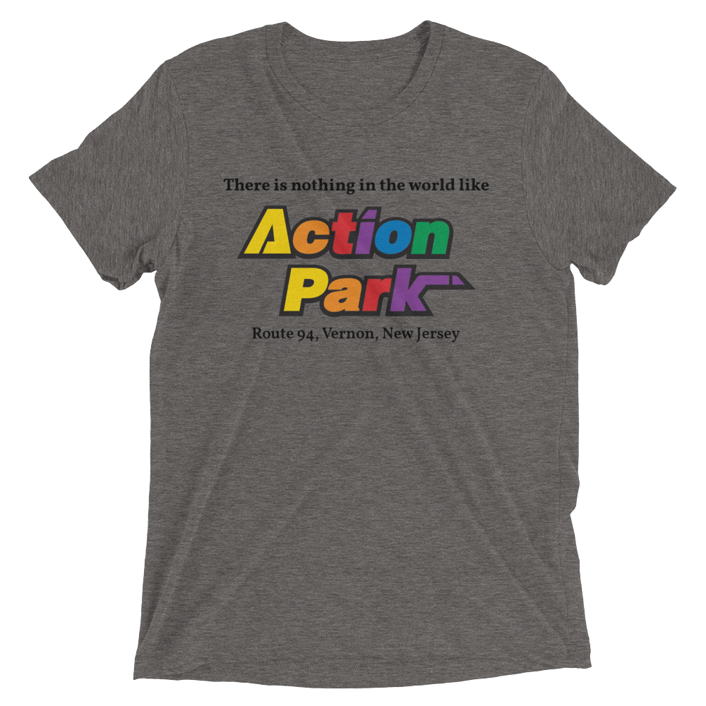Action Park - VERNON - Short sleeve t-shirt Grey Triblend