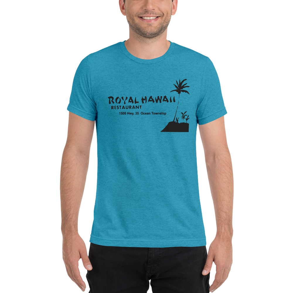 Royal Hawaii - OCEAN - Short sleeve t-shirt Aqua Triblend