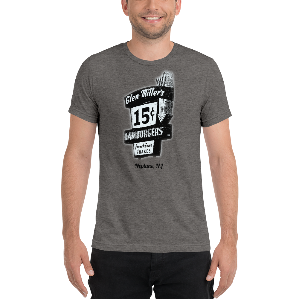 Glen Miller's - NEPTUNE - Short sleeve t-shirt Grey Triblend