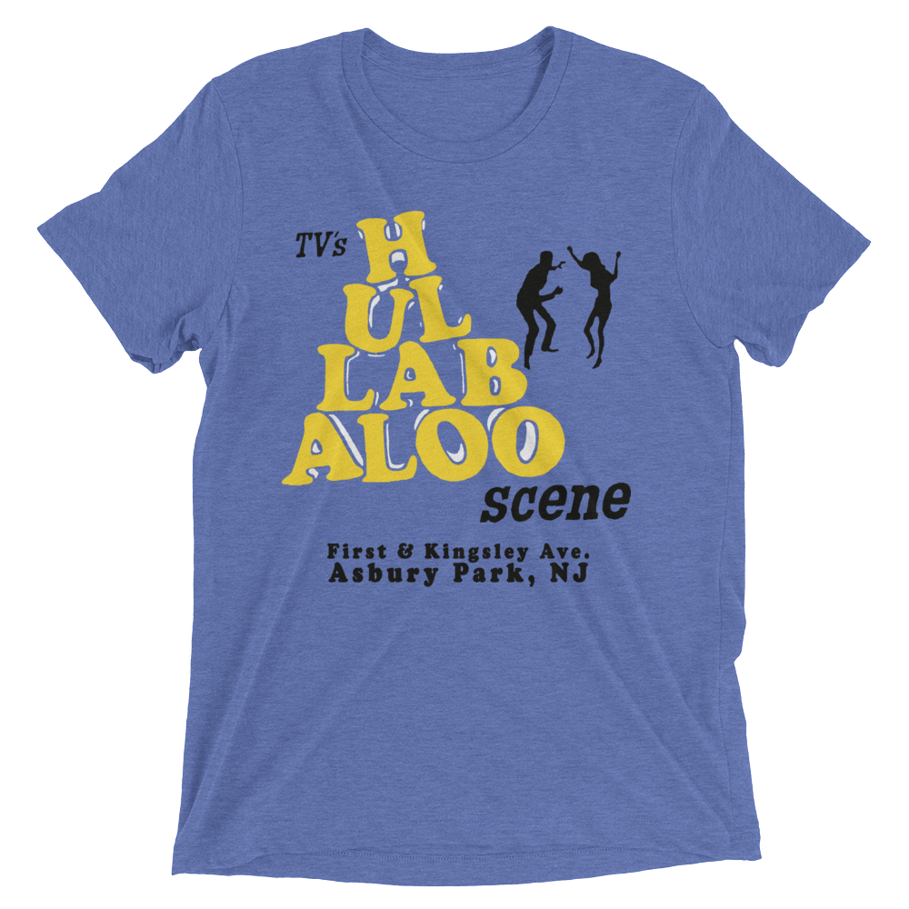 TV's Hullabaloo Scene Club - ASBURY PARK - Short sleeve t-shirt Blue Triblend