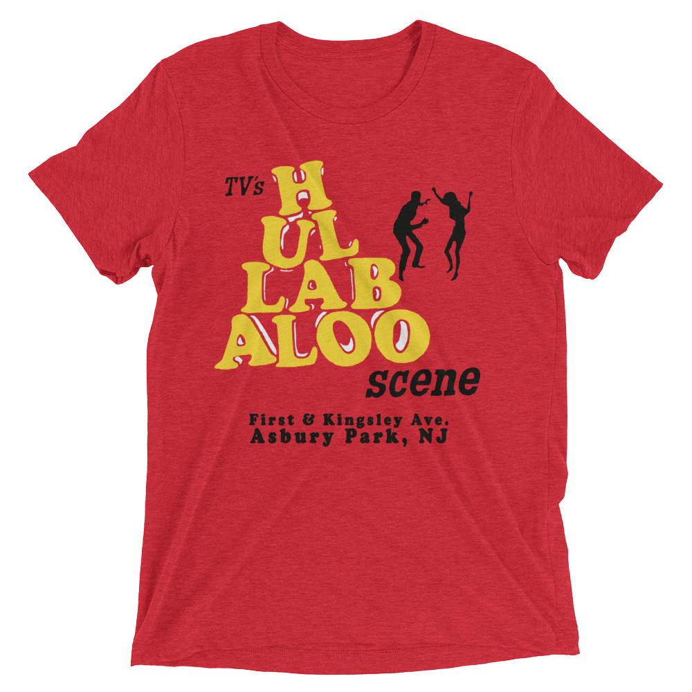 TV's Hullabaloo Scene Club - ASBURY PARK - Short sleeve t-shirt Red Triblend