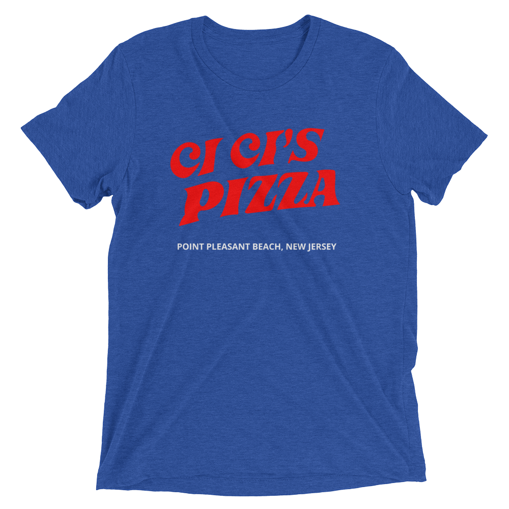 Ci Ci's Pizza - POINT PLEASANT BOARDWALK - Short sleeve t-shirt True Royal Triblend