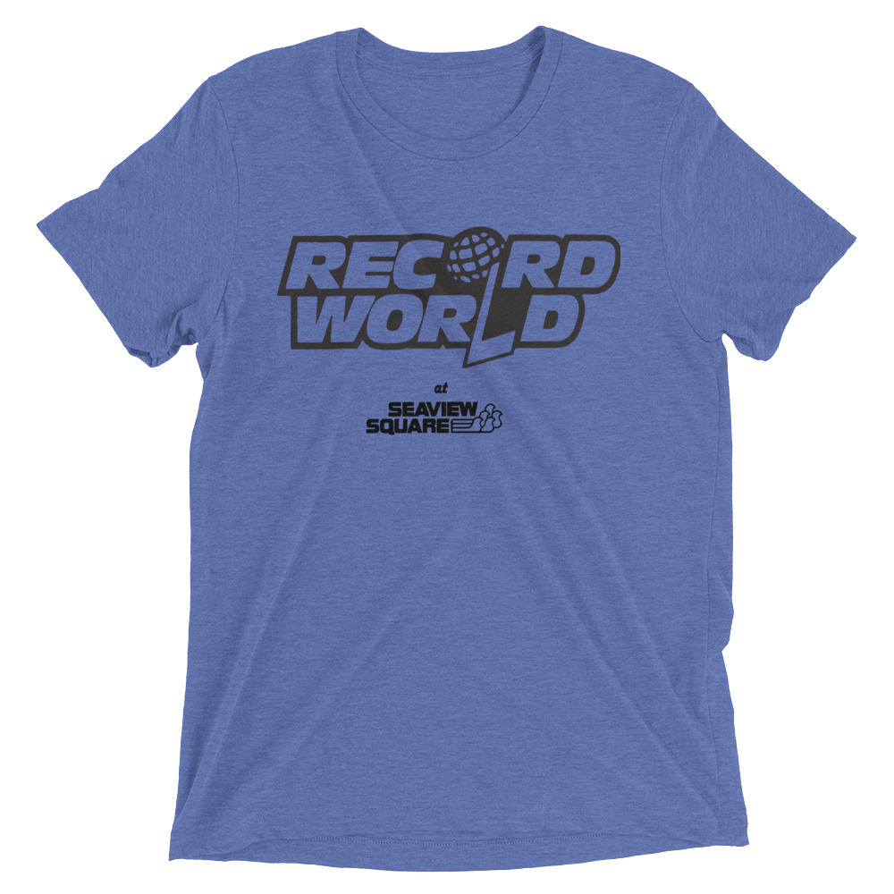 Record World - OCEAN TWP. - Short sleeve t-shirt Blue Triblend