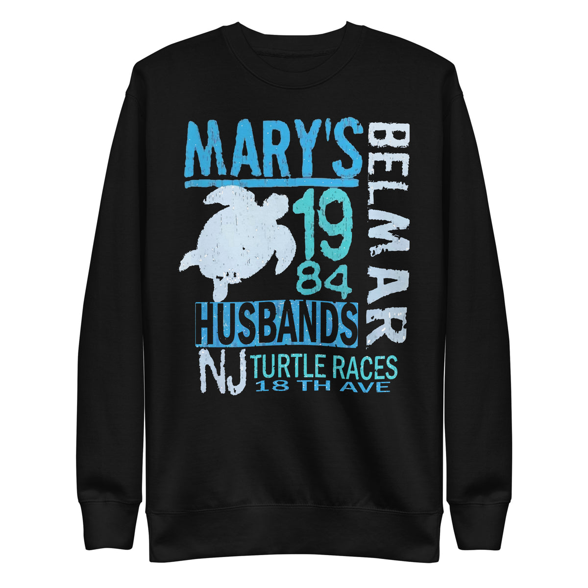 Mary's Husband's Pub - BELMAR - Unisex Premium Sweatshirt Black