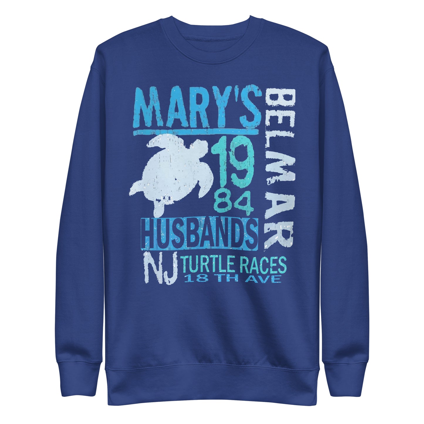 Mary's Husband's Pub - BELMAR - Unisex Premium Sweatshirt Team Royal