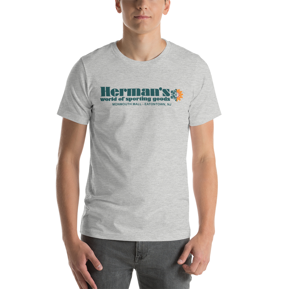Herman's World of Sporting Goods - MONMOUTH MALL - Short-Sleeve Unisex T-Shirt Athletic Heather