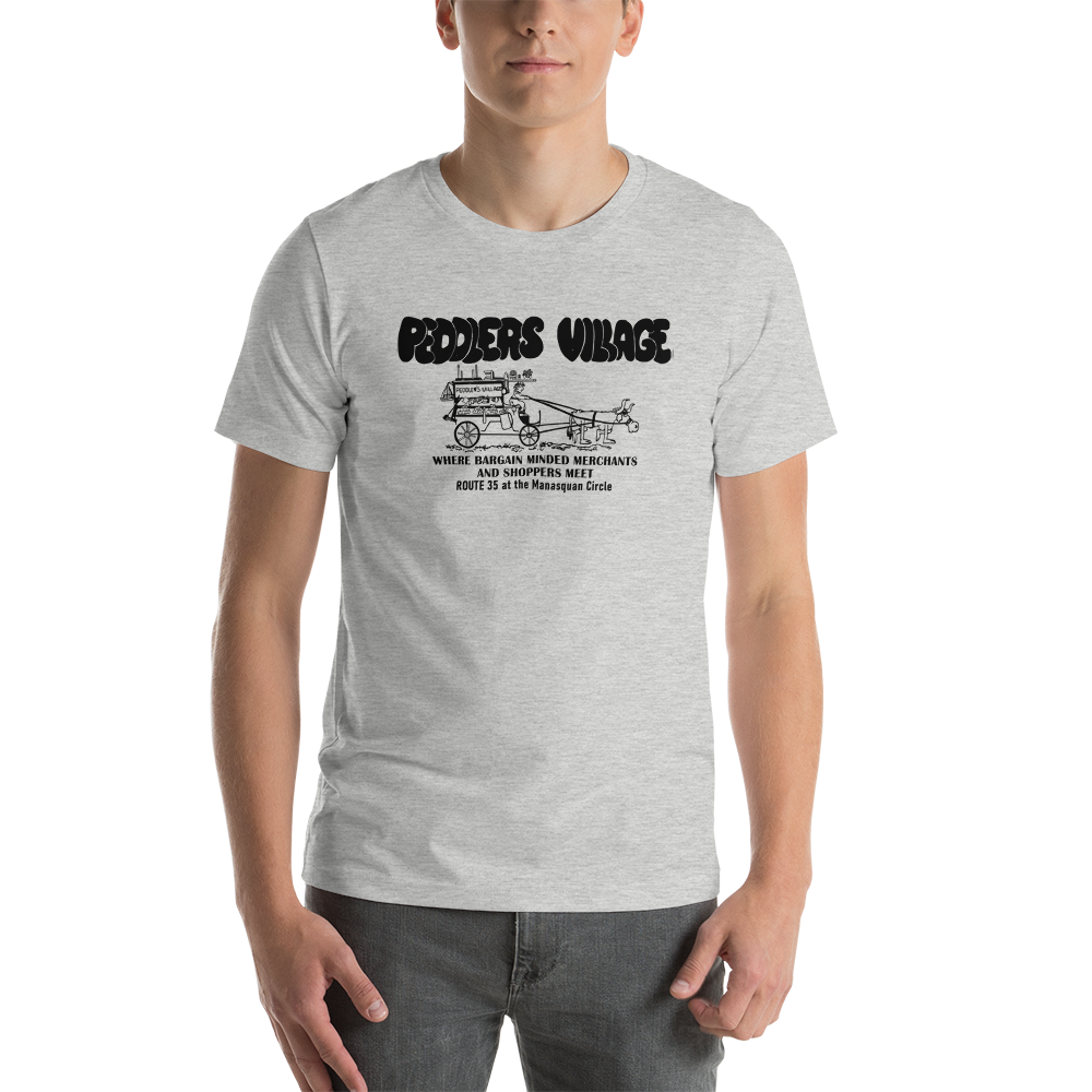 Peddler's Village - MANASQUAN - Short-Sleeve Unisex T-Shirt Athletic Heather