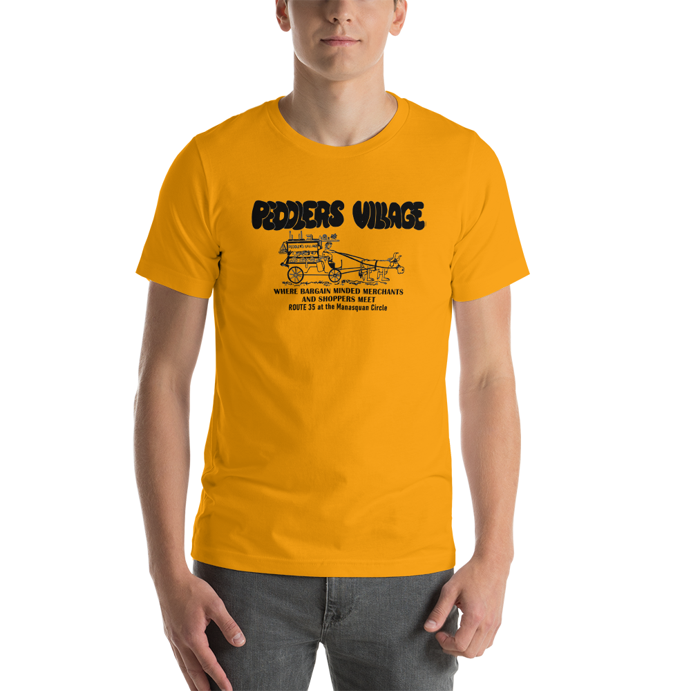Peddler's Village - MANASQUAN - Short-Sleeve Unisex T-Shirt Gold