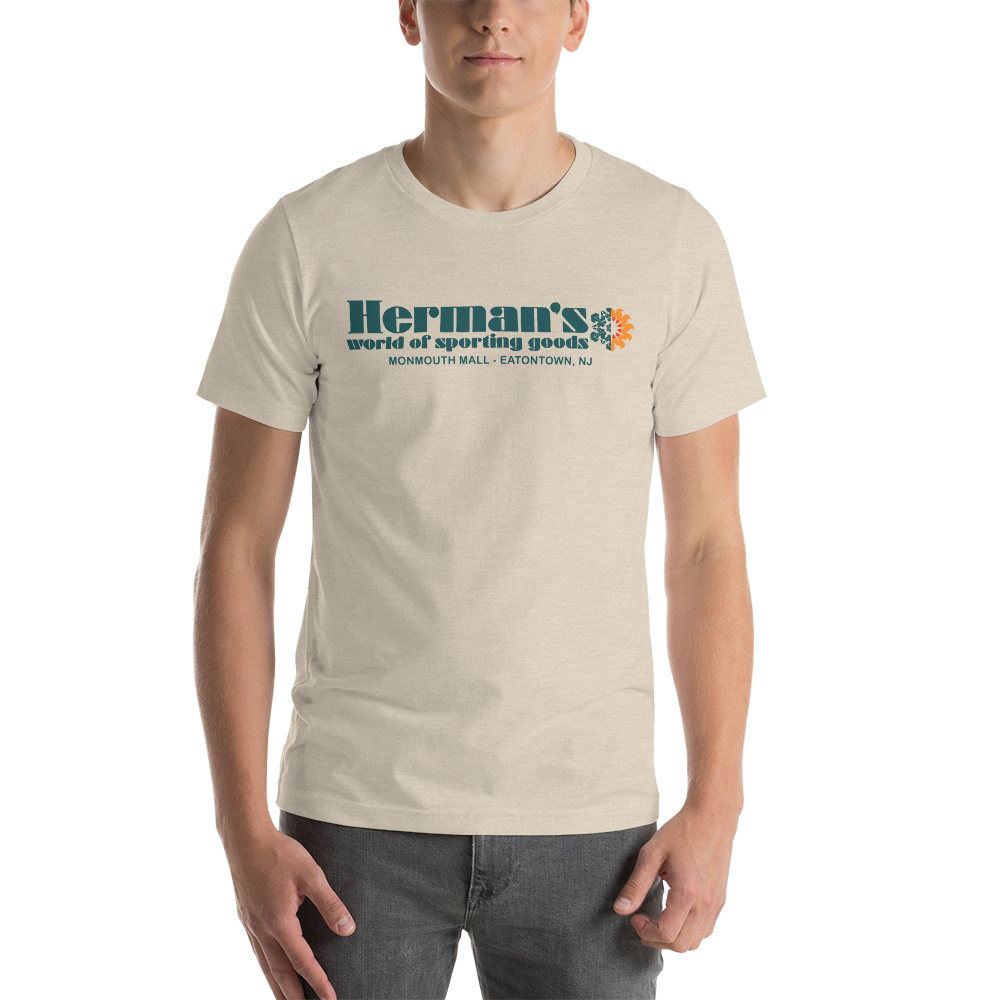 Herman's World of Sporting Goods - MONMOUTH MALL - Short-Sleeve Unisex T-Shirt Heather Dust