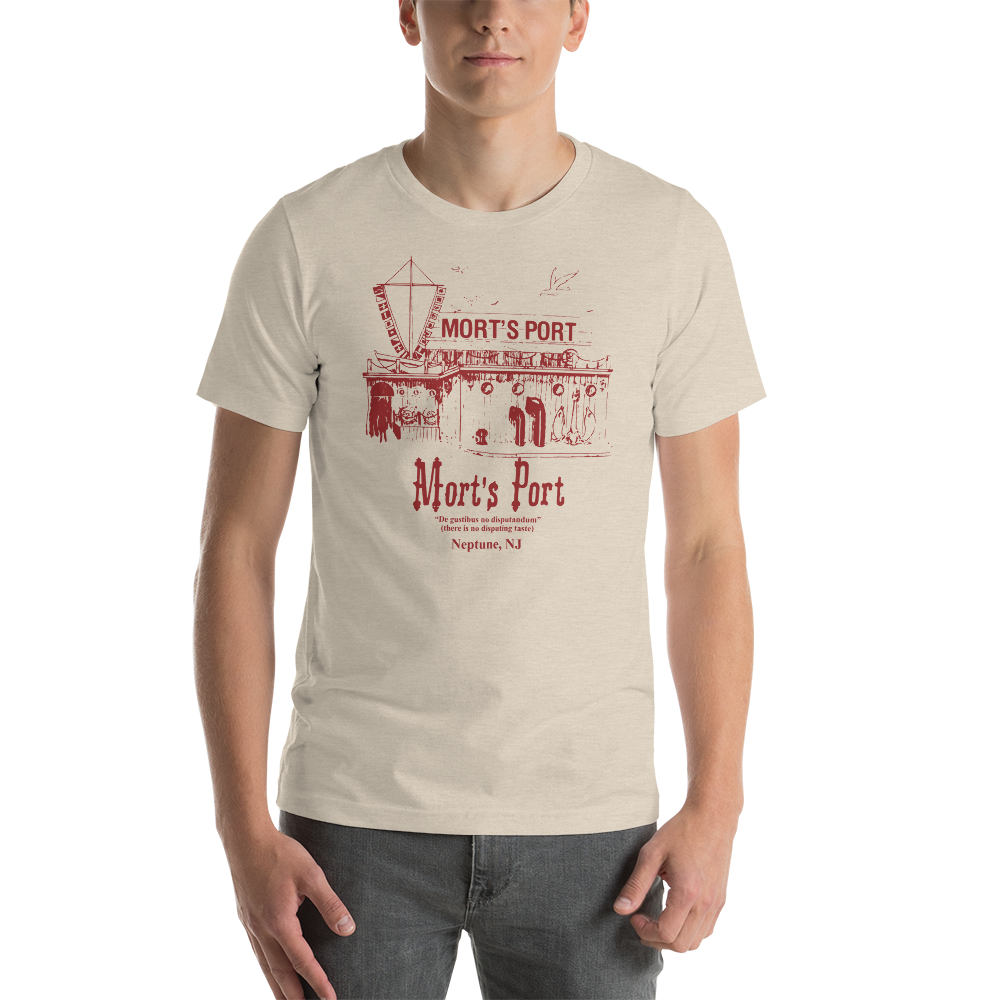 Mort's Port - NEPTUNE - Short-Sleeve Unisex T-Shirt Heather Dust