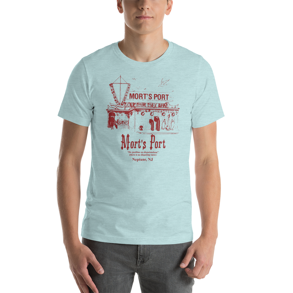 Mort's Port - NEPTUNE - Short-Sleeve Unisex T-Shirt Heather Prism Ice Blue