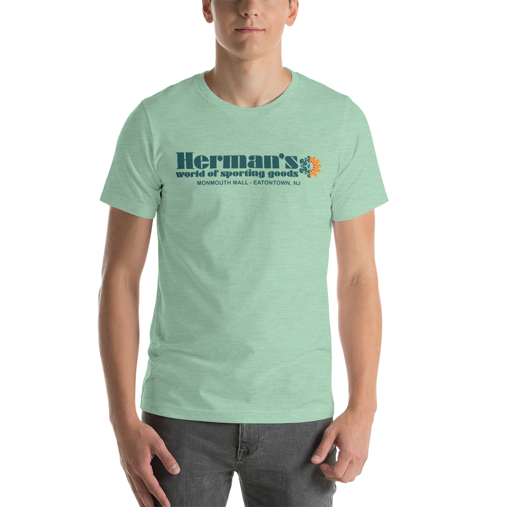 Herman's World of Sporting Goods - MONMOUTH MALL - Short-Sleeve Unisex T-Shirt Heather Prism Mint