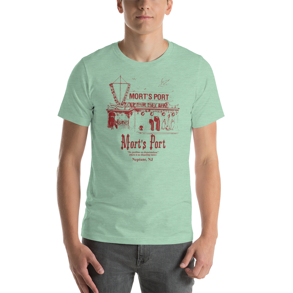 Mort's Port - NEPTUNE - Short-Sleeve Unisex T-Shirt Heather Prism Mint