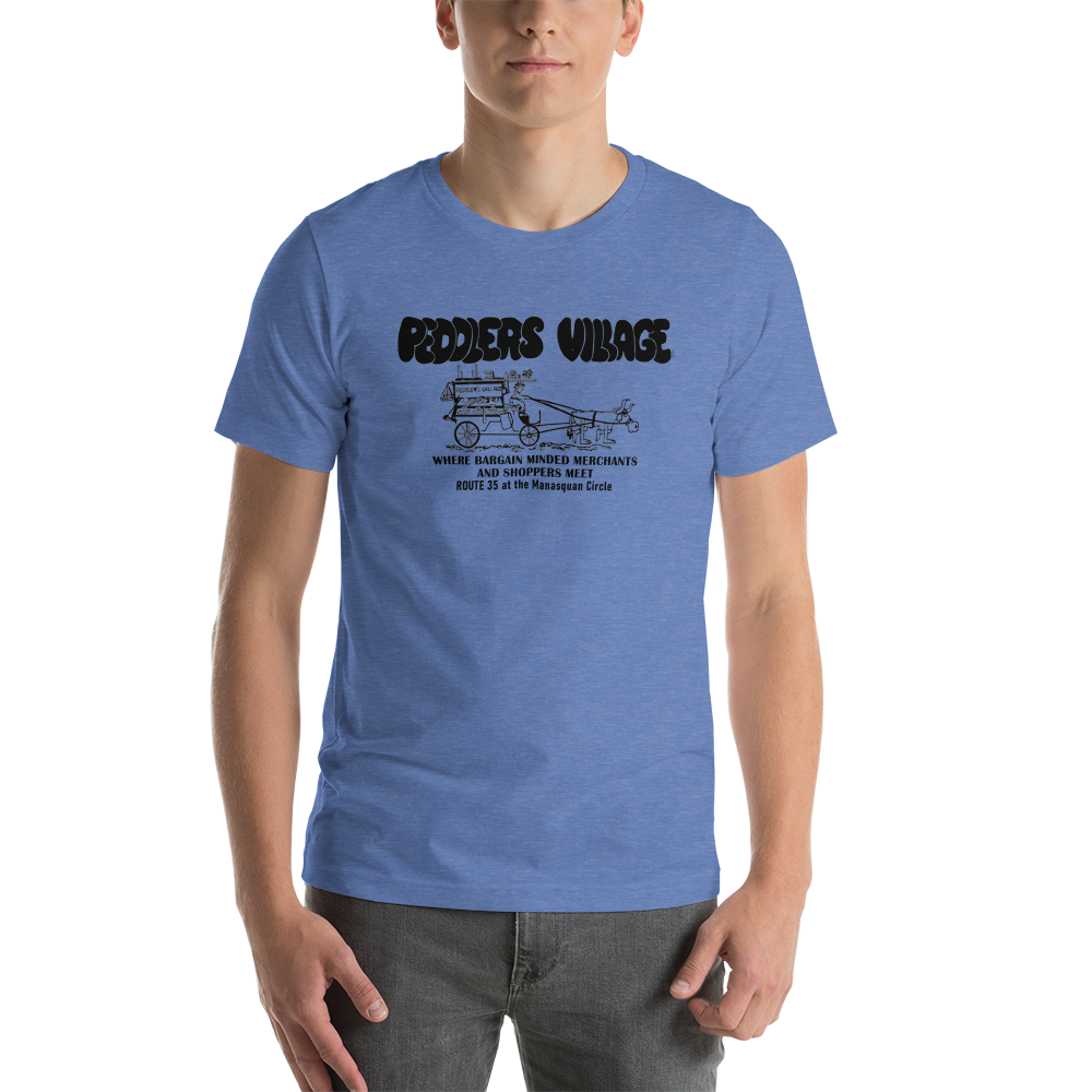 Peddler's Village - MANASQUAN - Short-Sleeve Unisex T-Shirt Heather True Royal