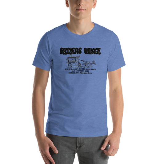 Peddler's Village - MANASQUAN - Short-Sleeve Unisex T-Shirt Heather True Royal