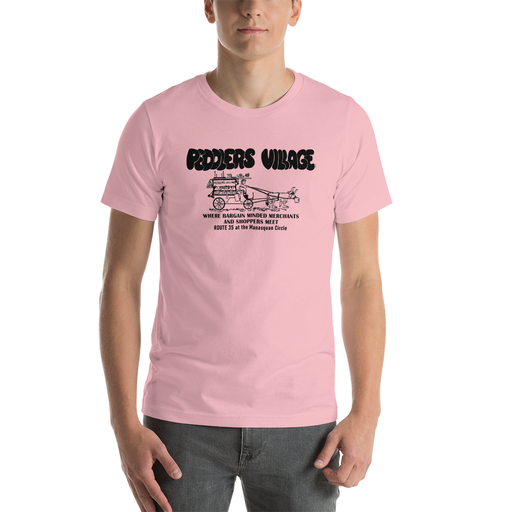 Peddler's Village - MANASQUAN - Short-Sleeve Unisex T-Shirt Pink
