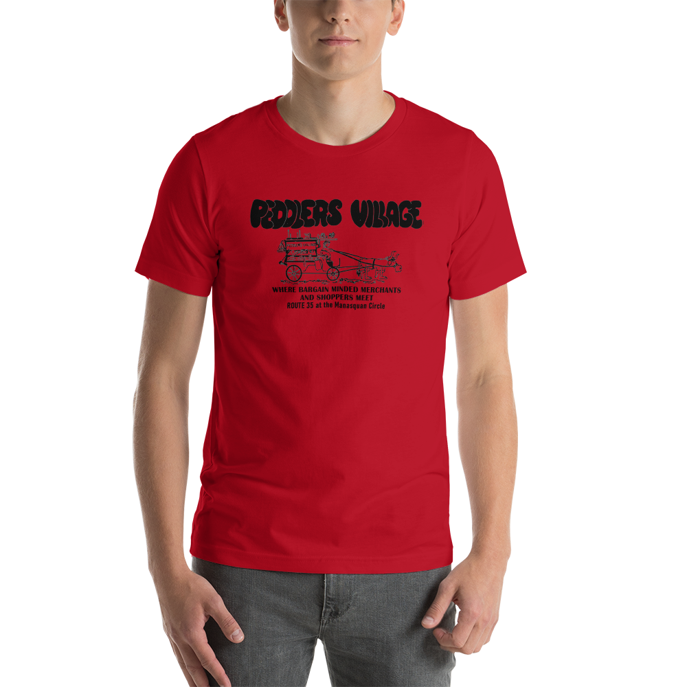 Peddler's Village - MANASQUAN - Short-Sleeve Unisex T-Shirt Red