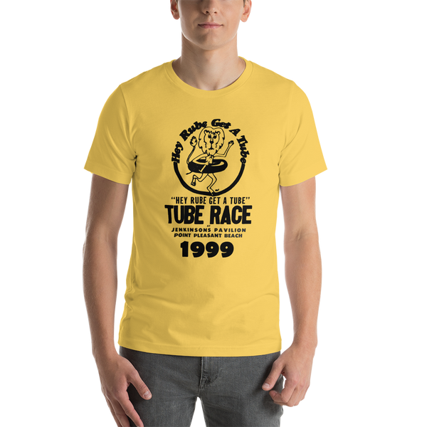 Hey Rube, Get a Tube Race - POINT PLEASANT BEACH - Short-Sleeve Unisex T-Shirt