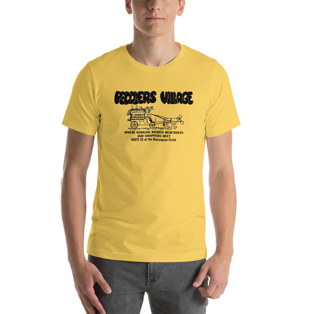 Peddler's Village - MANASQUAN - Short-Sleeve Unisex T-Shirt Yellow