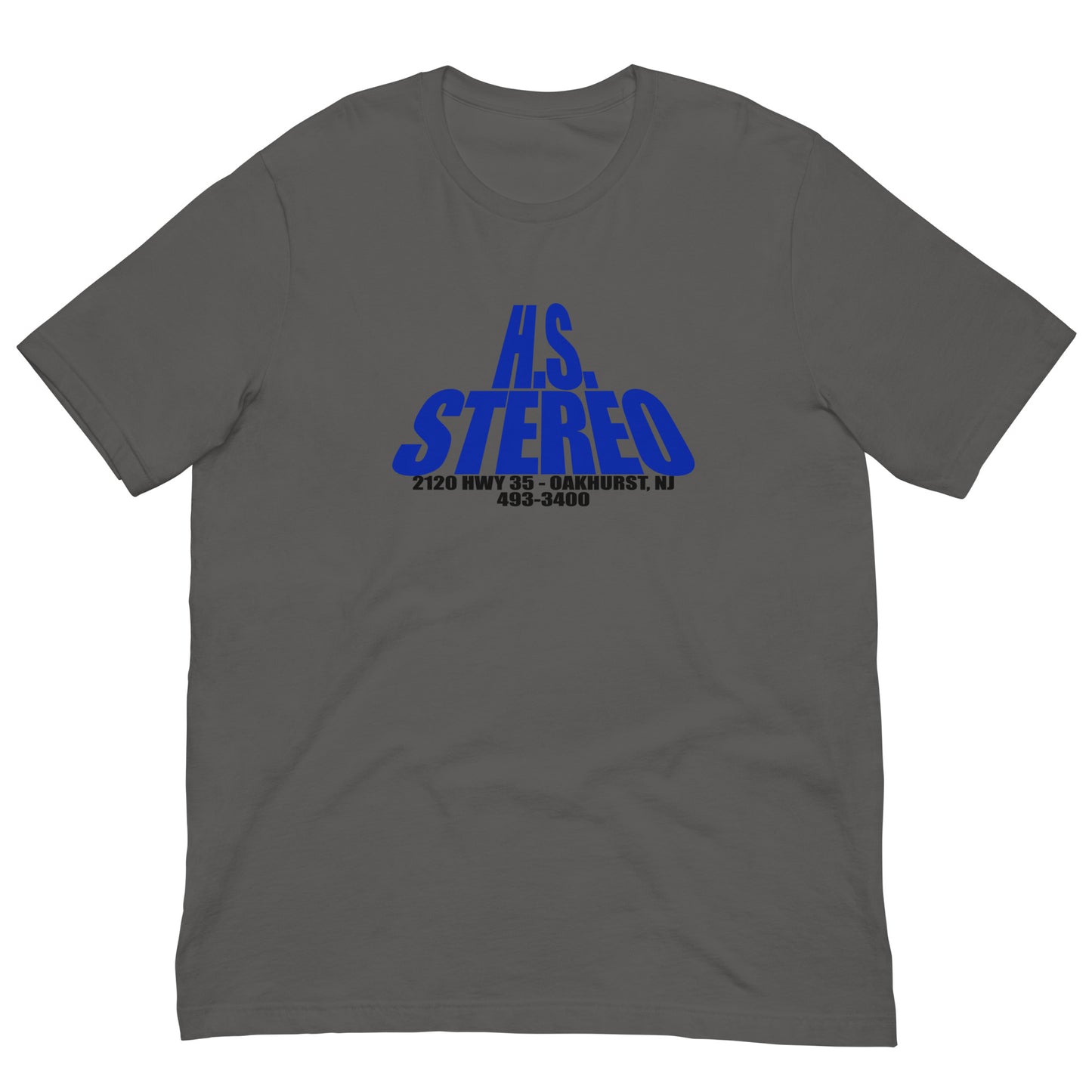 H.S. Stereo - OAKHURST - Unisex t-shirt Asphalt