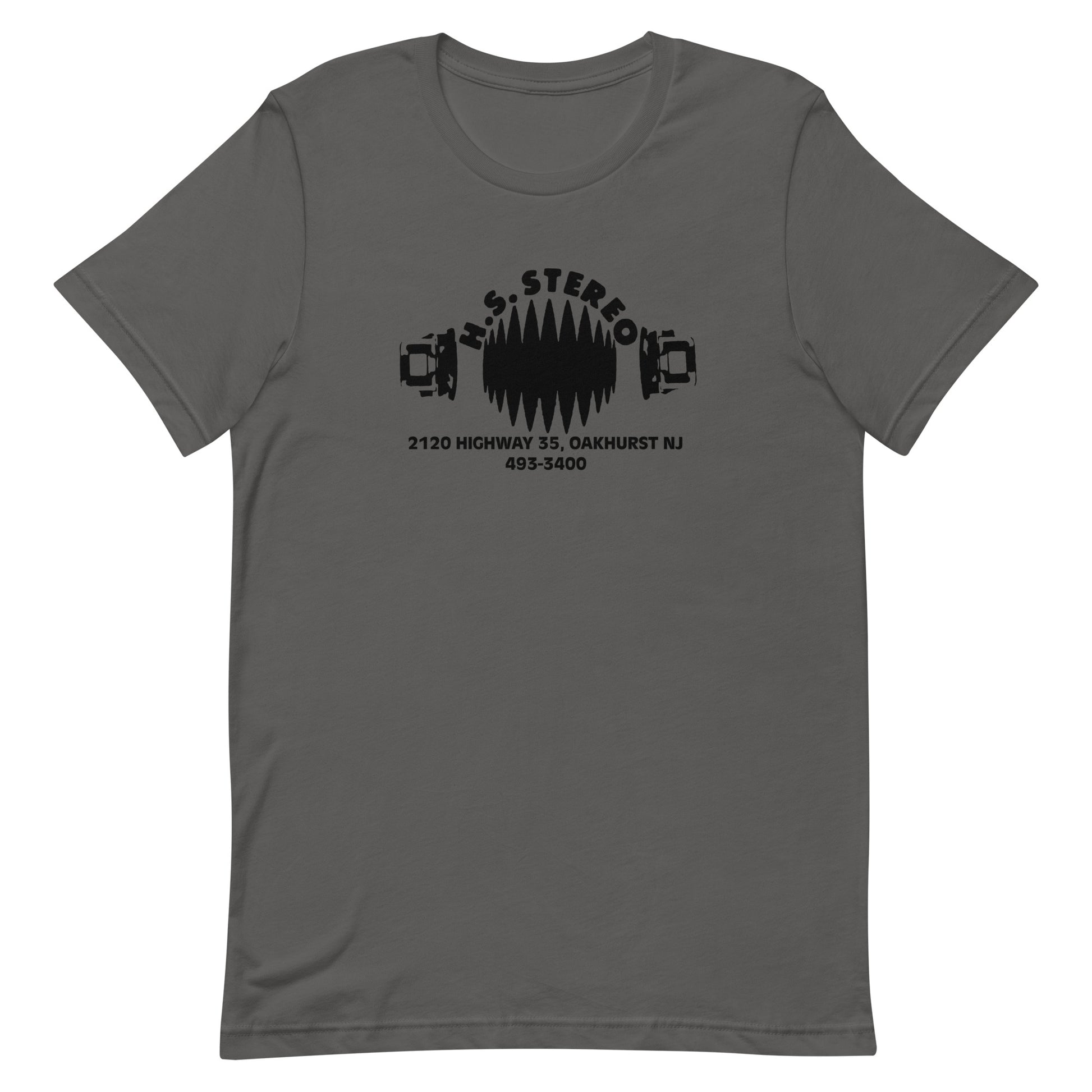 H.S. Stereo - OAKHURST - Unisex t-shirt Asphalt