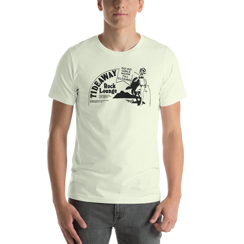 Tideaway Rock Lounge - LONG BRANCH - Short-Sleeve Unisex T-Shirt Citron