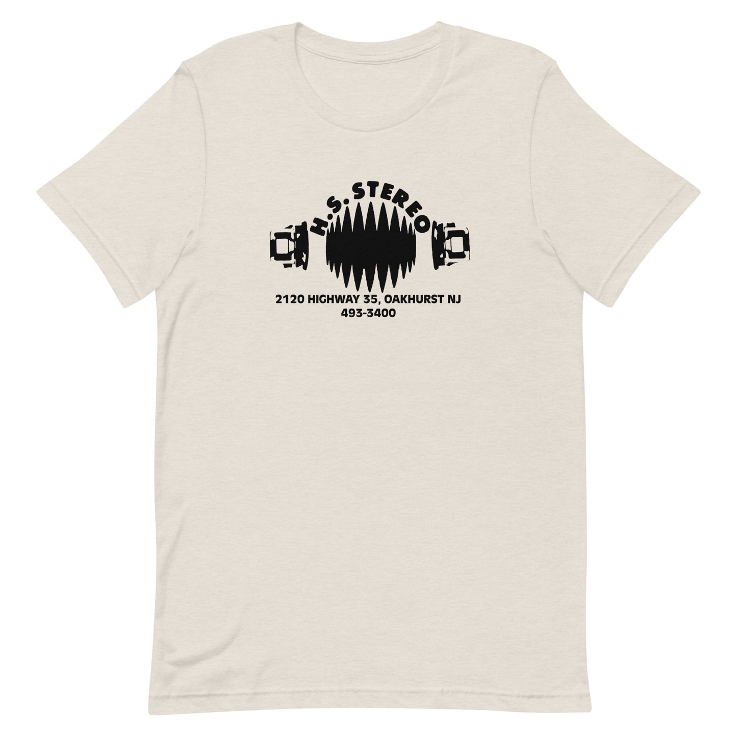H.S. Stereo - OAKHURST - Unisex t-shirt Heather Dust