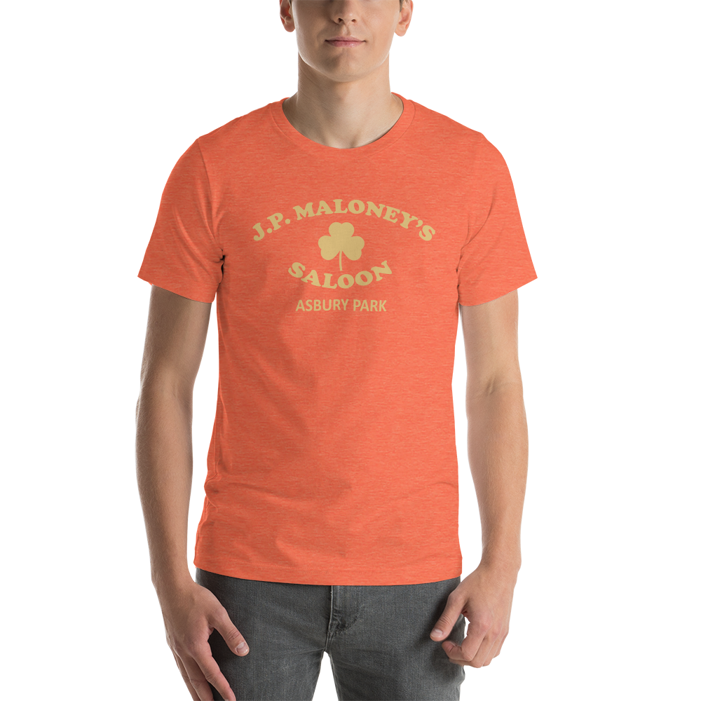 J.P. Maloney's Saloon - ASBURY PARK - Unisex t-shirt Heather Orange