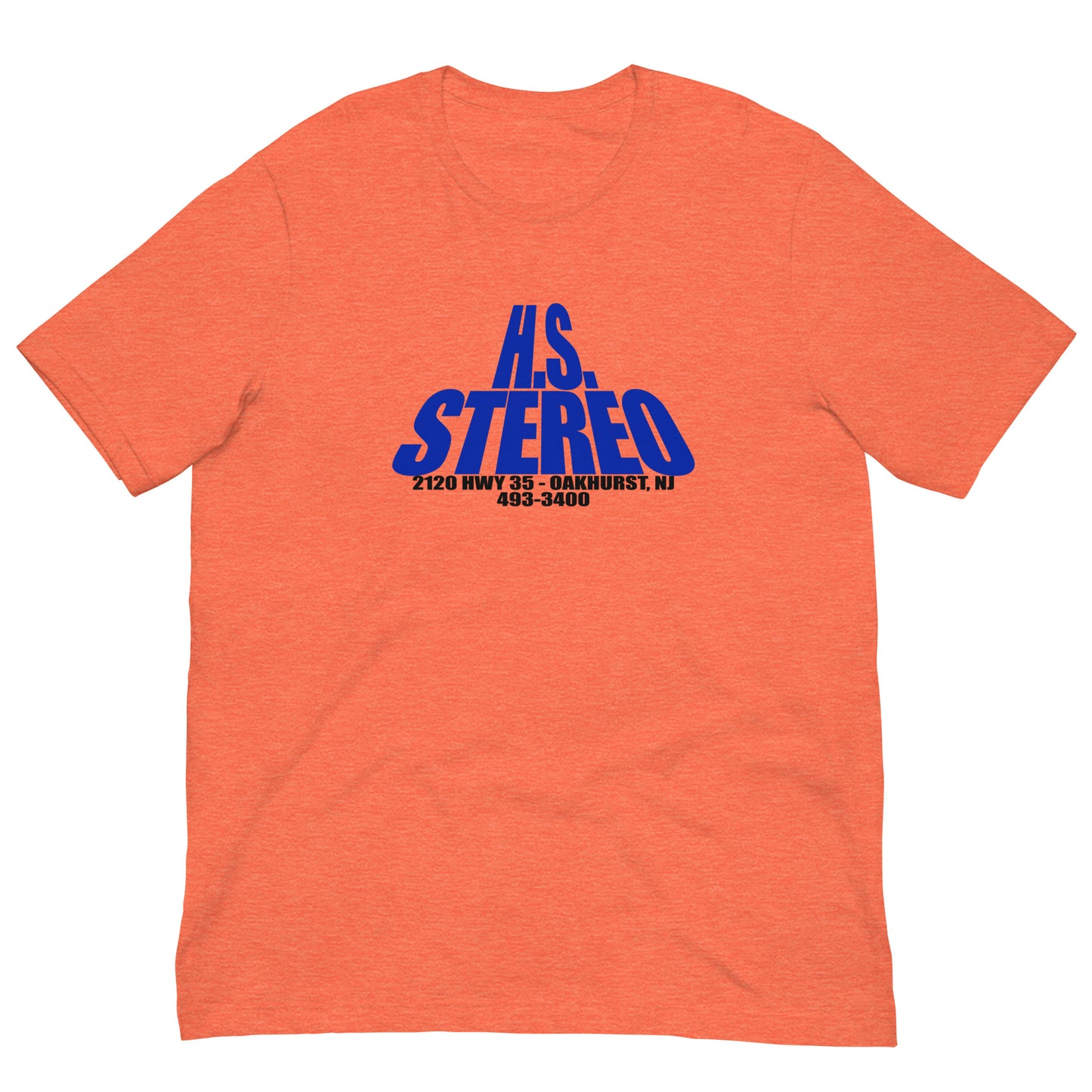 H.S. Stereo - OAKHURST - Unisex t-shirt Heather Orange