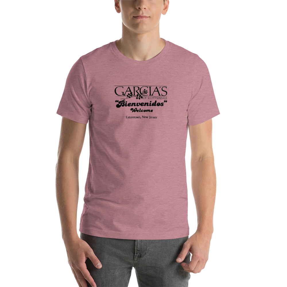 Garcia's of Scottsdale - MONMOUTH MALL - Unisex t-shirt Heather Orchid