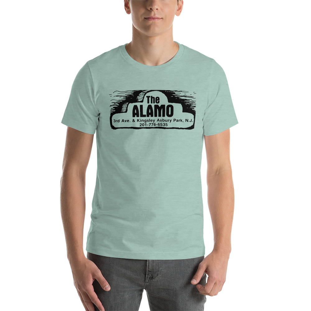 The Alamo - ASBURY PARK - Unisex t-shirt Heather Prism Dusty Blue
