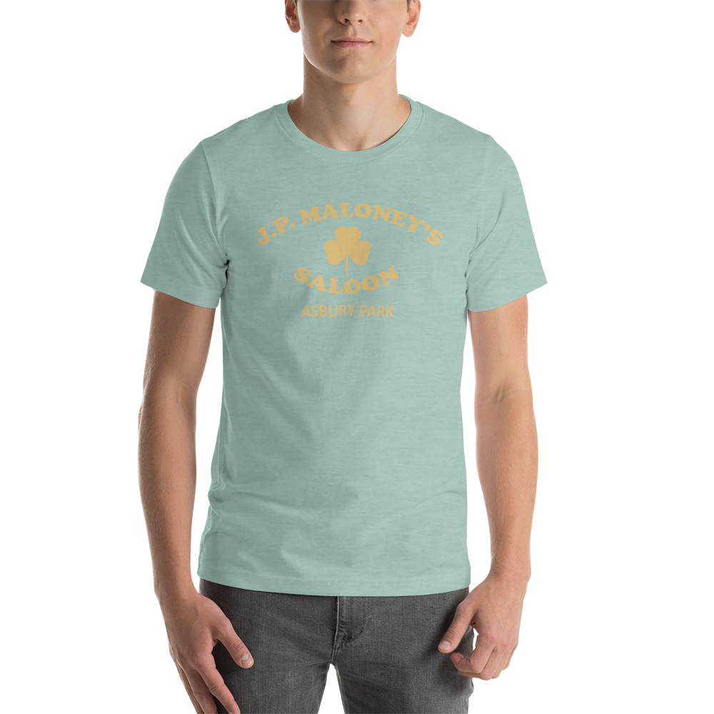 J.P. Maloney's Saloon - ASBURY PARK - Unisex t-shirt Heather Prism Dusty Blue