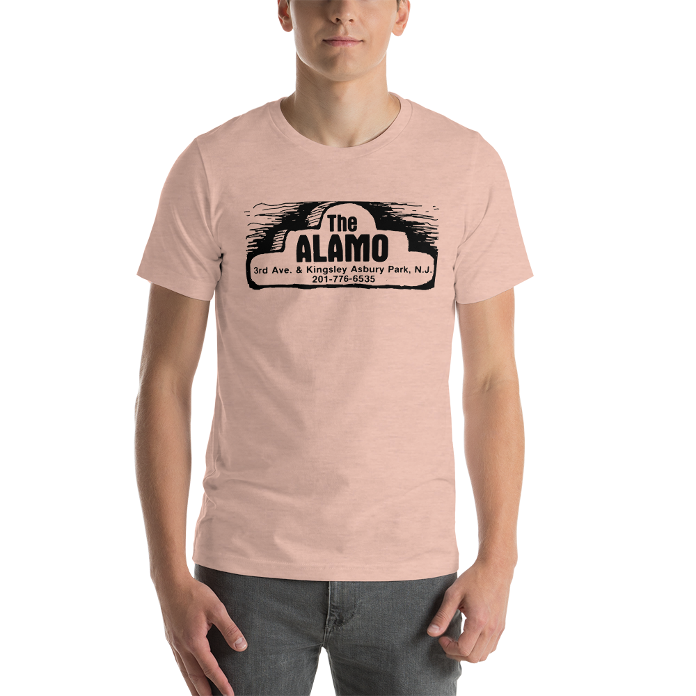 The Alamo - ASBURY PARK - Unisex t-shirt Heather Prism Peach