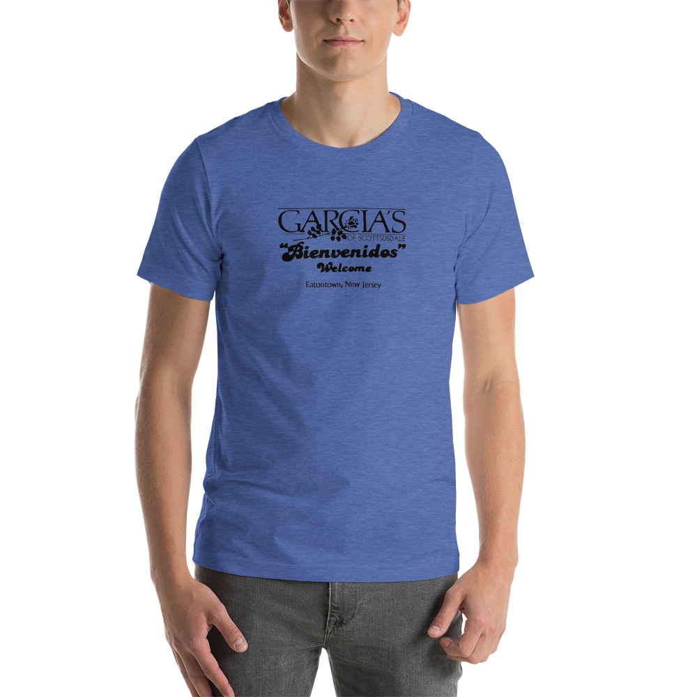 Garcia's of Scottsdale - MONMOUTH MALL - Unisex t-shirt Heather True Royal