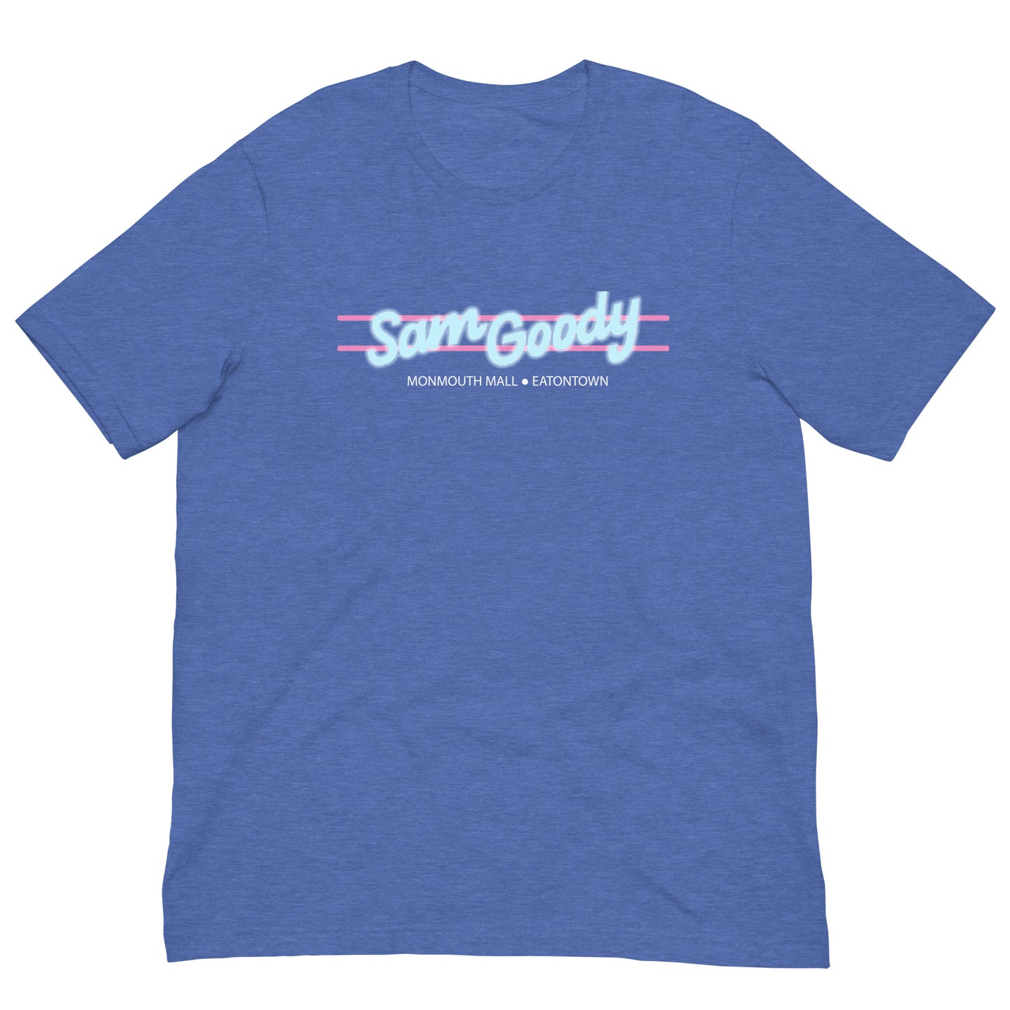Sam Goody - EATONTOWN - MONMOUTH MALL - Unisex t-shirt Heather True Royal