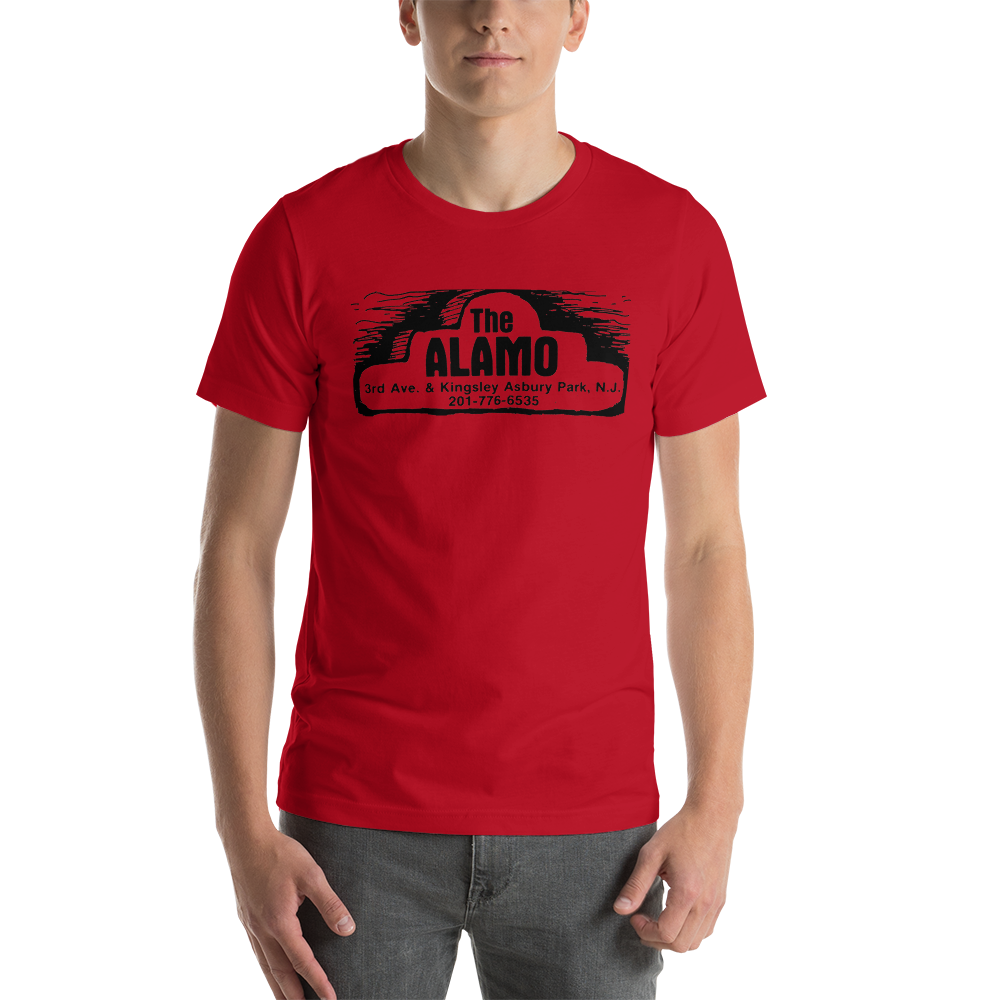The Alamo - ASBURY PARK - Unisex t-shirt Red