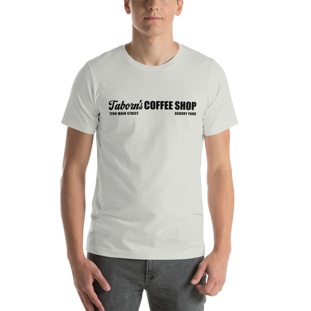 Taborn's Coffee Shop - ASBURY PARK - Unisex t-shirt Silver