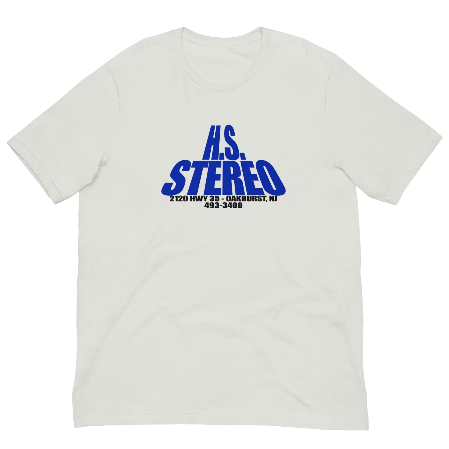 H.S. Stereo - OAKHURST - Unisex t-shirt Silver