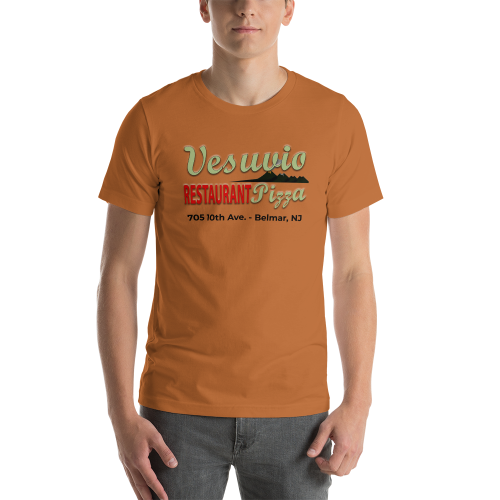 Vesuvio Restaurant & Pizza - BELMAR - Short-Sleeve Unisex T-Shirt Toast