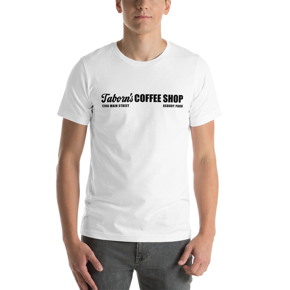 Taborn's Coffee Shop - ASBURY PARK - Unisex t-shirt White