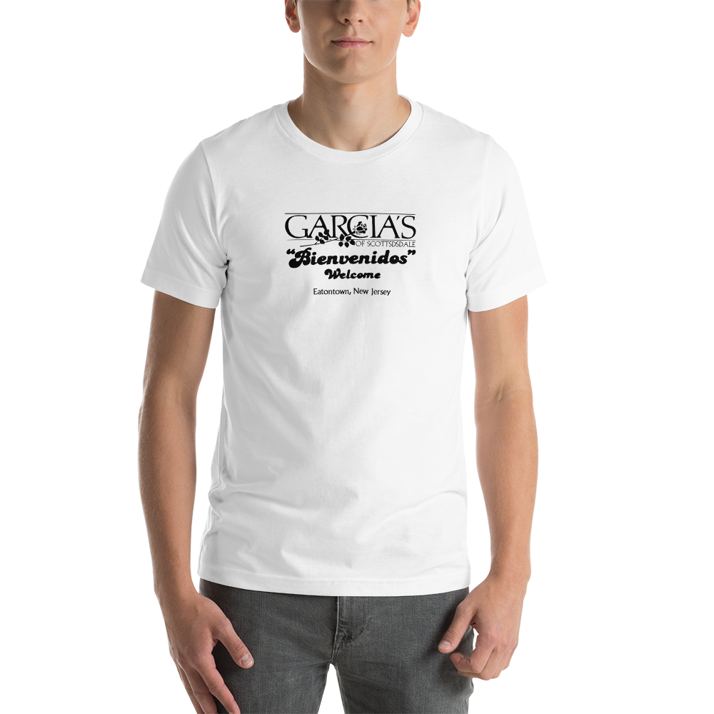 Garcia's of Scottsdale - MONMOUTH MALL - Unisex t-shirt White