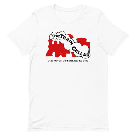The Train Cellar - OAKHURST - Unisex t-shirt White