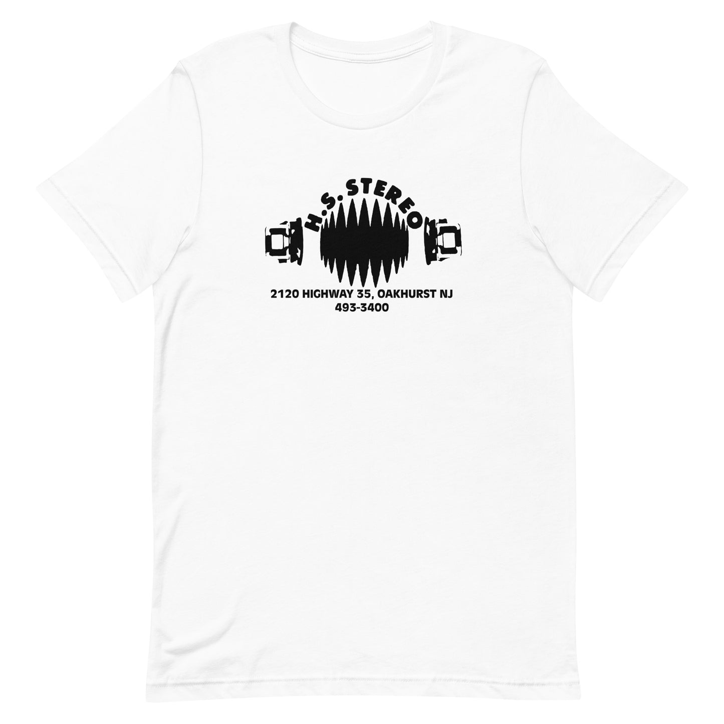 H.S. Stereo - OAKHURST - Unisex t-shirt White