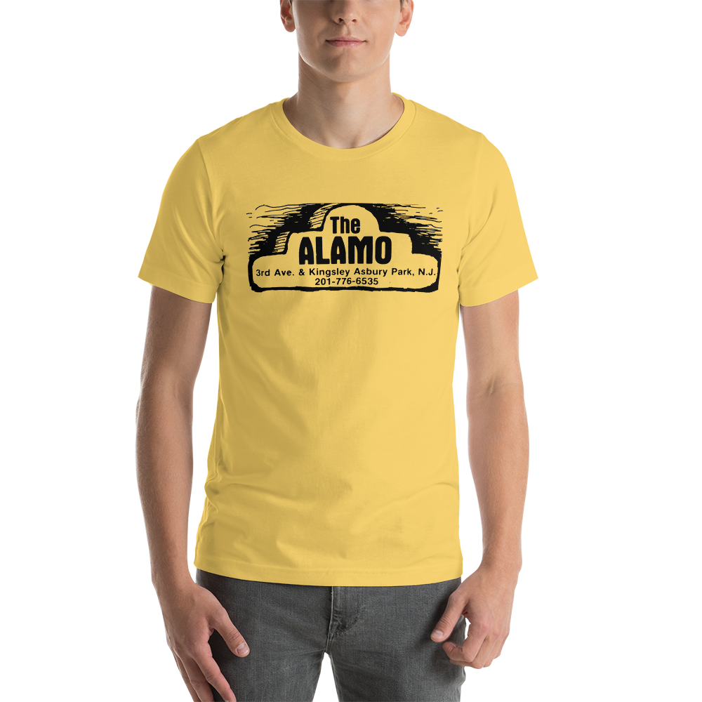 The Alamo - ASBURY PARK - Unisex t-shirt Yellow