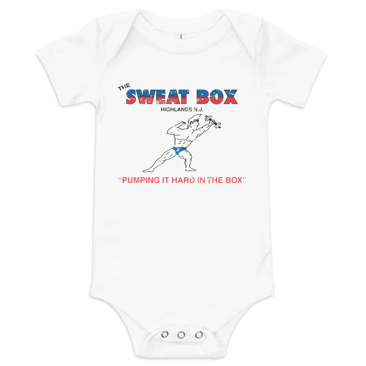 The Sweat Box - HIGHLANDS - Baby short sleeve one piece White